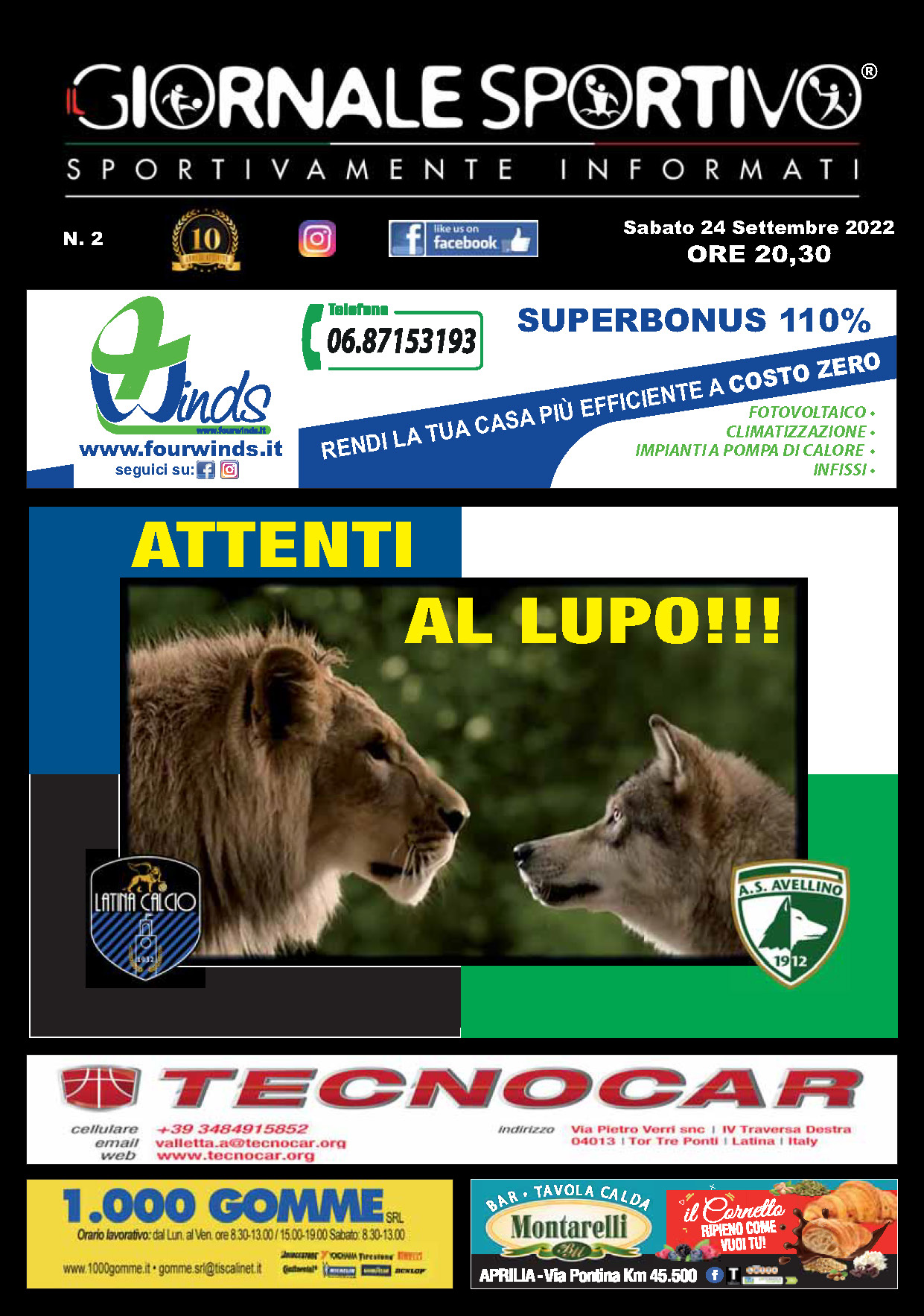 LATINA CALCIO SETTEMBRE N. 2 - 2022 DEF._Pagina_01